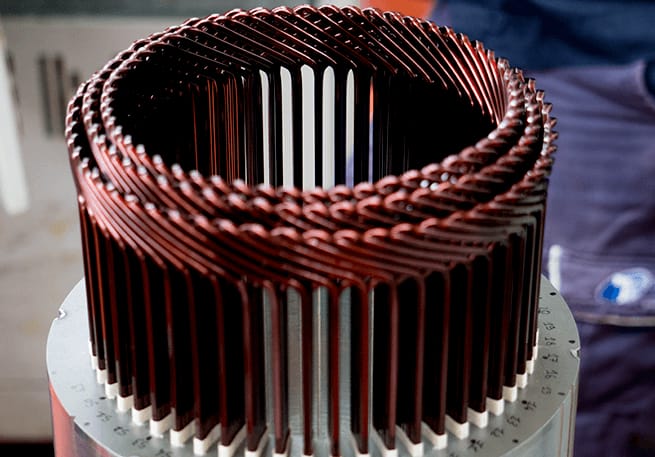Stator winding assembly
